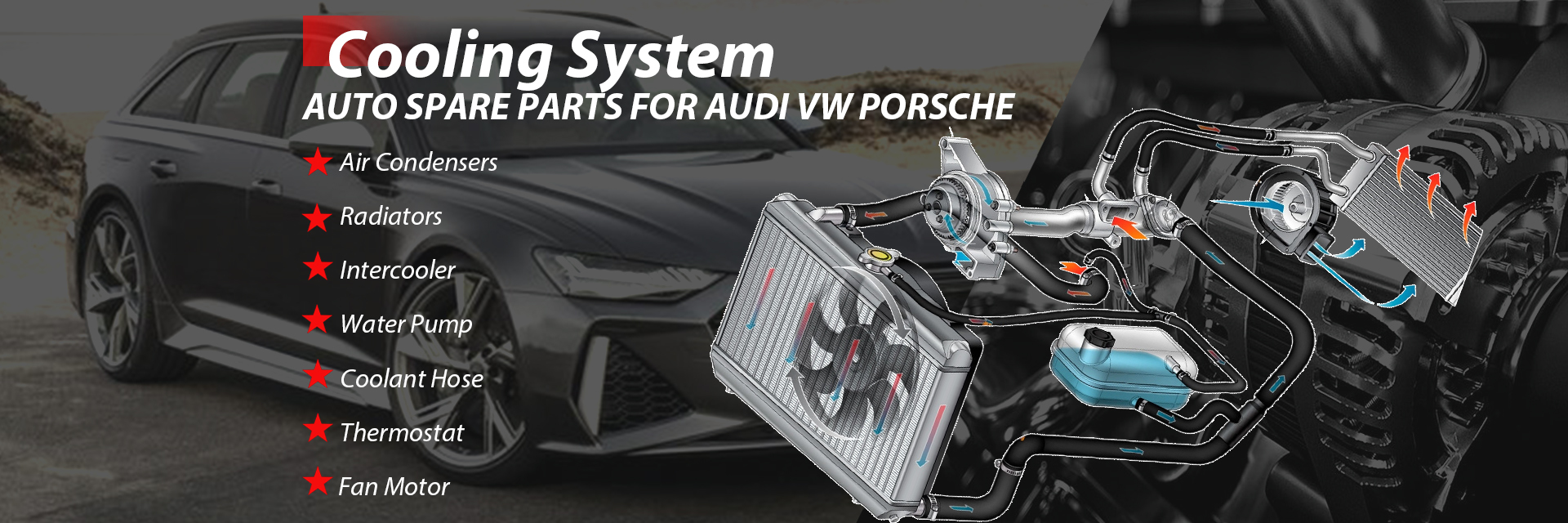 Qualität Abkühlende Selbstteile usine